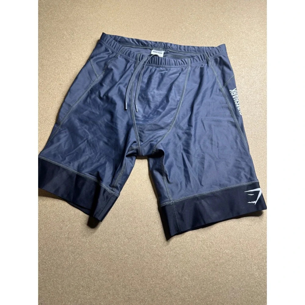 Gymshark Element Baselayer Training Shorts Mens L Gray Black A1A8N Compression